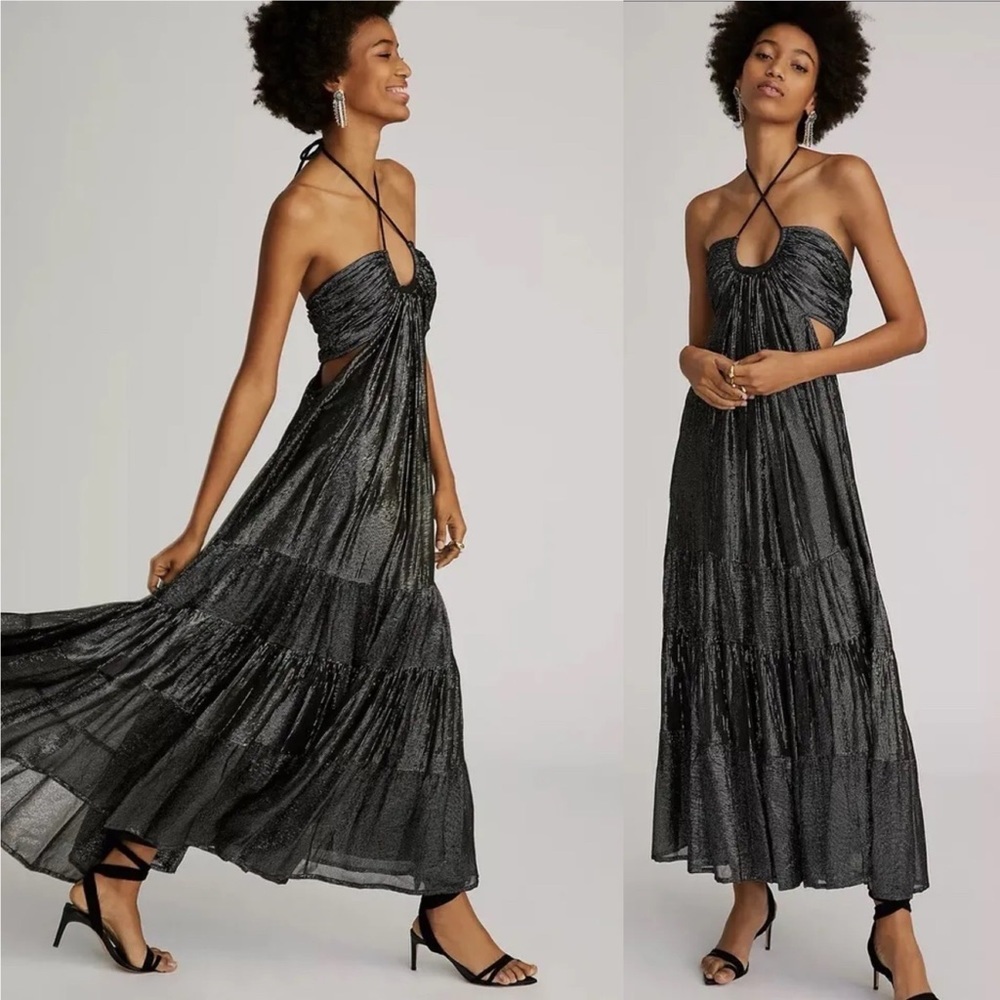 🎉 ✨HOST PICK✨🎉Anthropologie Verv by Pallavi Singuee Shimmer Dress, Large